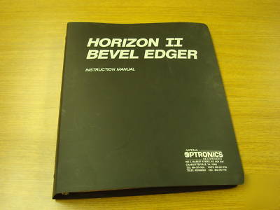 Horizon 2 dry cut pattern edger optician optometrist