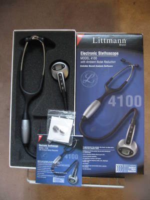 Littmann electronic stethoscope 4100WS - black 