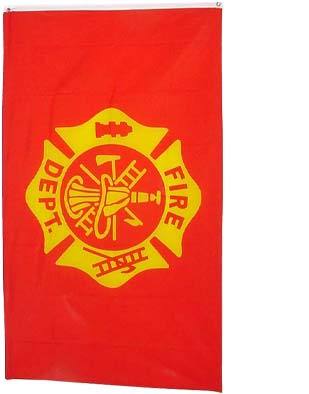 New 3X5 fire department flag firefighter depts. flags