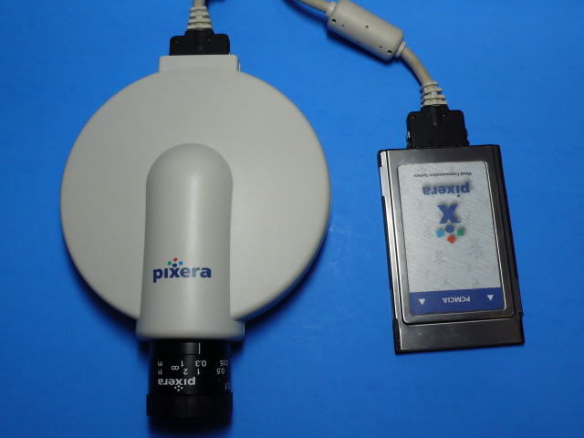 Pixera pvc-100C microscope camera w/ 5MM 1:2.1 lens
