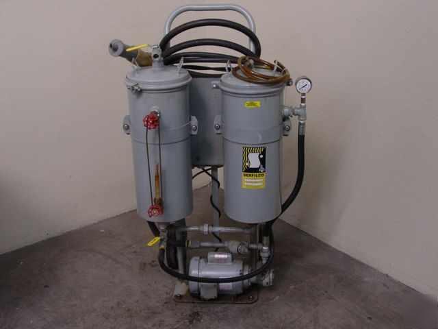 Serfilco filtration reconditioning system w/coalescing 