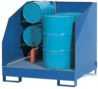 Stackable transport pallets w/side rails vsrb-ws-4
