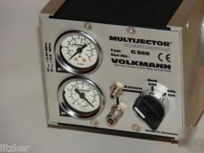 Volkmann multijector vacuum pump G360-oil free german