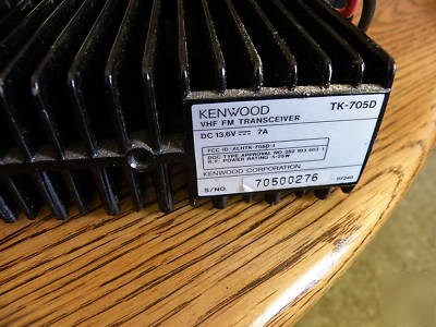Kenwood TK705D mobile radio