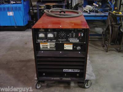 Lincoln idealarc DC1000 amp welder welding miller nice