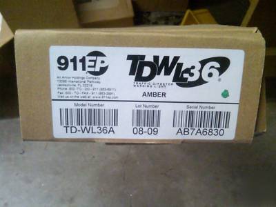 New 911EP td/WL36A - amber warning light -brand , in box