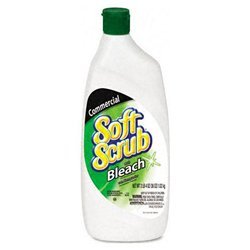 New soft scrub with bleach disinfectant cleanser, 36...