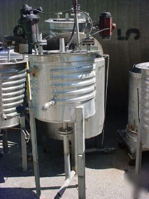 30 gallon jacketed stainless steel tank