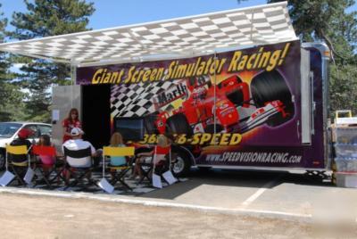 Complete mobile nascar/F1 simulator business for sale