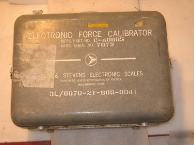 Electronic force calibrator m# c-40865 full unit in cas