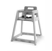 Gray plastic high chair - gay-850DGY - 850DGY