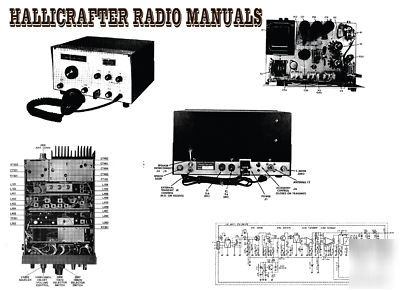 Hallicrafter radio manuals cd - 125 models 2100+ pgs