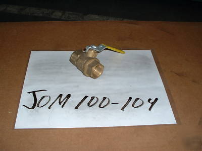 Jomar 100-104 3/4IN brass ball valve