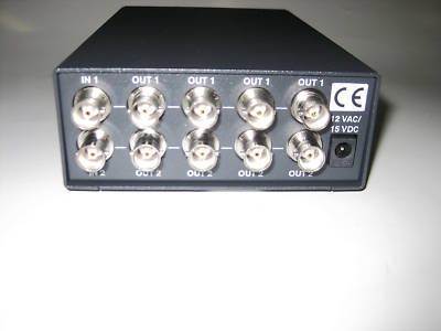 Kalatel (ge) kts-250 video distribution amp, 1X8 or 2X4