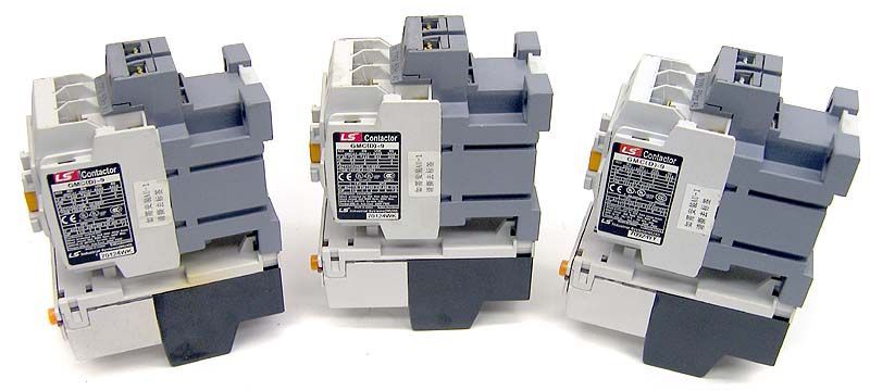 Lot 6 ls gmc-9 contactor starter gth-22 overload relay