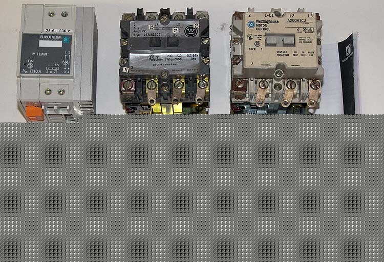 Lot 7 westinghouse AA13A contactor eurotherm TE10A