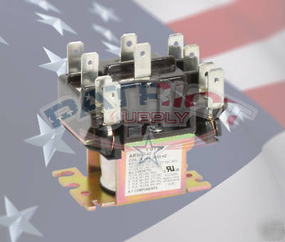 New 90-340 fan relay 24 volt dpdt 90340 2 pole-type 91