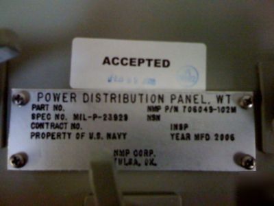 New brand power distribution panel,watertight,aluminum