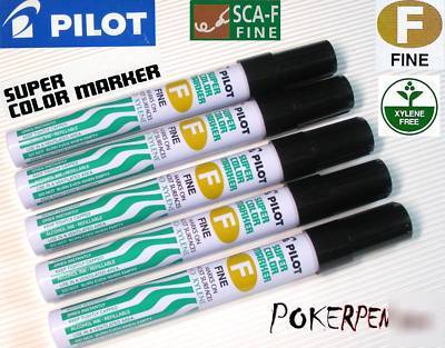 12 pilot marker fine permanent type black