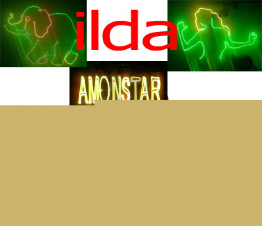 190MW rgy animated cartoon logo dj stage laser lit ilda