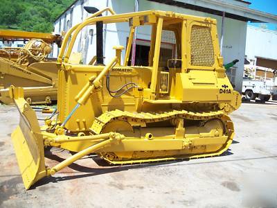 1986 komatsu D41A-3 crawler dozer loader 3360 hrs 