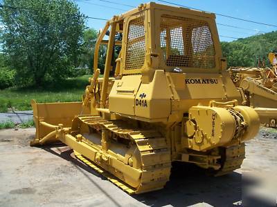 1986 komatsu D41A-3 crawler dozer loader 3360 hrs 