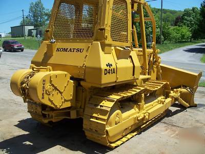 1986 komatsu D41A-3 crawler dozer loader 3360 hrs 