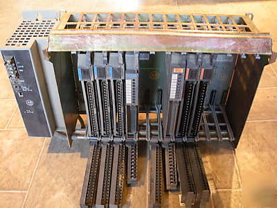 Allen bradley power supply & 12 slot i/o card chassis