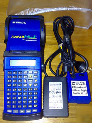Brady handimark portable label maker label printer