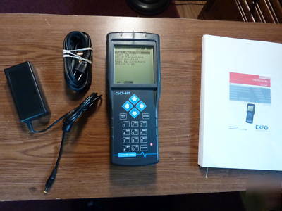 Exfo colt-450 triple play test set w/ ADSL2+ modem mod