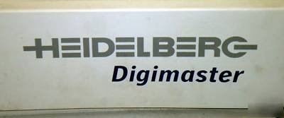 Heidelberg kodak digimaster 9110 w imagedirect scanner
