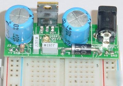 Learn power supply design +5V +12V kit w / breadboards