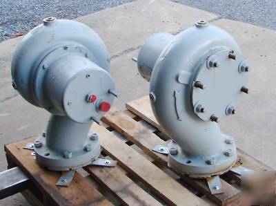 Lot (4) harley transformer pumps - model 6RVTL6 - 6 x 6
