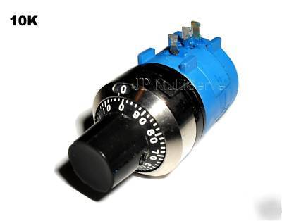 New multiturn 10 turn 10K potentiometer w turn counter