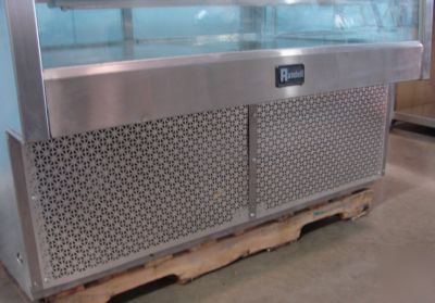 Randell 4' curved glass refrigerated display case