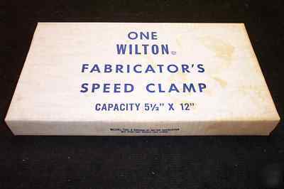 Wilton fabricators speed clamp / bessey f rapid action