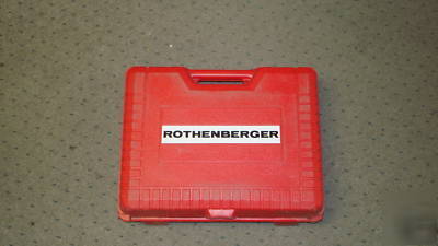 Rothenberger super cut hand ratchet threading set 70905