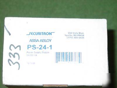 Securitron 24V 1AMP power supply ps-24-1 bps-24-1