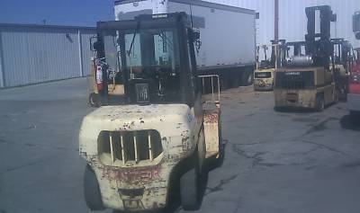 1998 hyster H80XL2 8000 lbs outdoor pneumatic forklift 