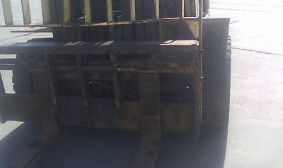 1998 hyster H80XL2 8000 lbs outdoor pneumatic forklift 