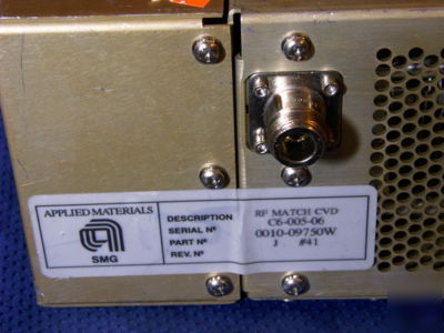 Applied materials amat cvd rf match 0010-9750W tested