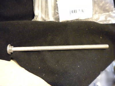 Carriage bolts - 3/8 x 8 inches 10 pack