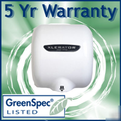 Excel xlerator sensor hand dryer xl-bw thermal plastic