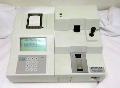 Idexx vettest 8008 VT8008 chemistry blood analyzer test