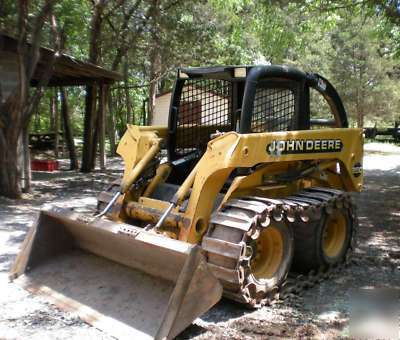 John deere 250 skid steer bobcat track loader ie- 240 