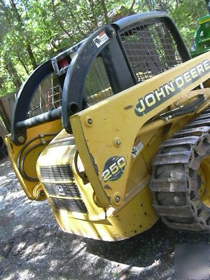John deere 250 skid steer bobcat track loader ie- 240 