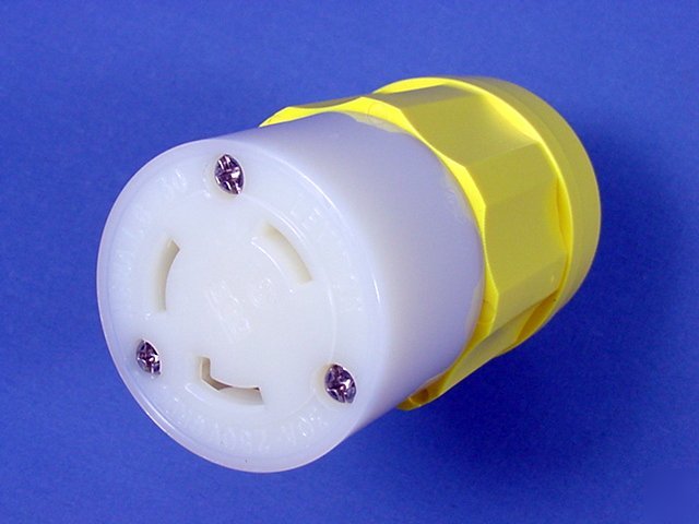 Leviton L6-30 anti-corrosion locking connector 30A 250V
