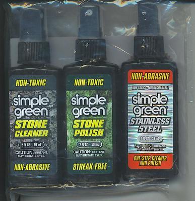 Simple green stone cleaner, polish & stainless steel