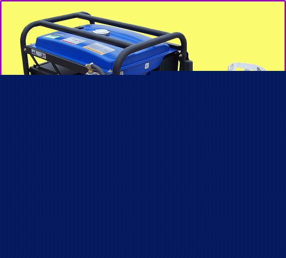 Triple-fuel 8,250 watt generator w/ electric start 