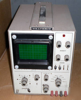 Vintage built kit heathkit model 10-103 oscilloscope